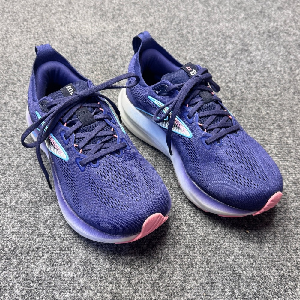 Brooks Glycerin 22 Running Shoes Womens 8.5 Extra Wide Purple Pink DNA LOFT v3